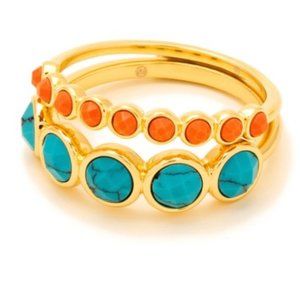 NWT Gorjana Gyset Ring Set